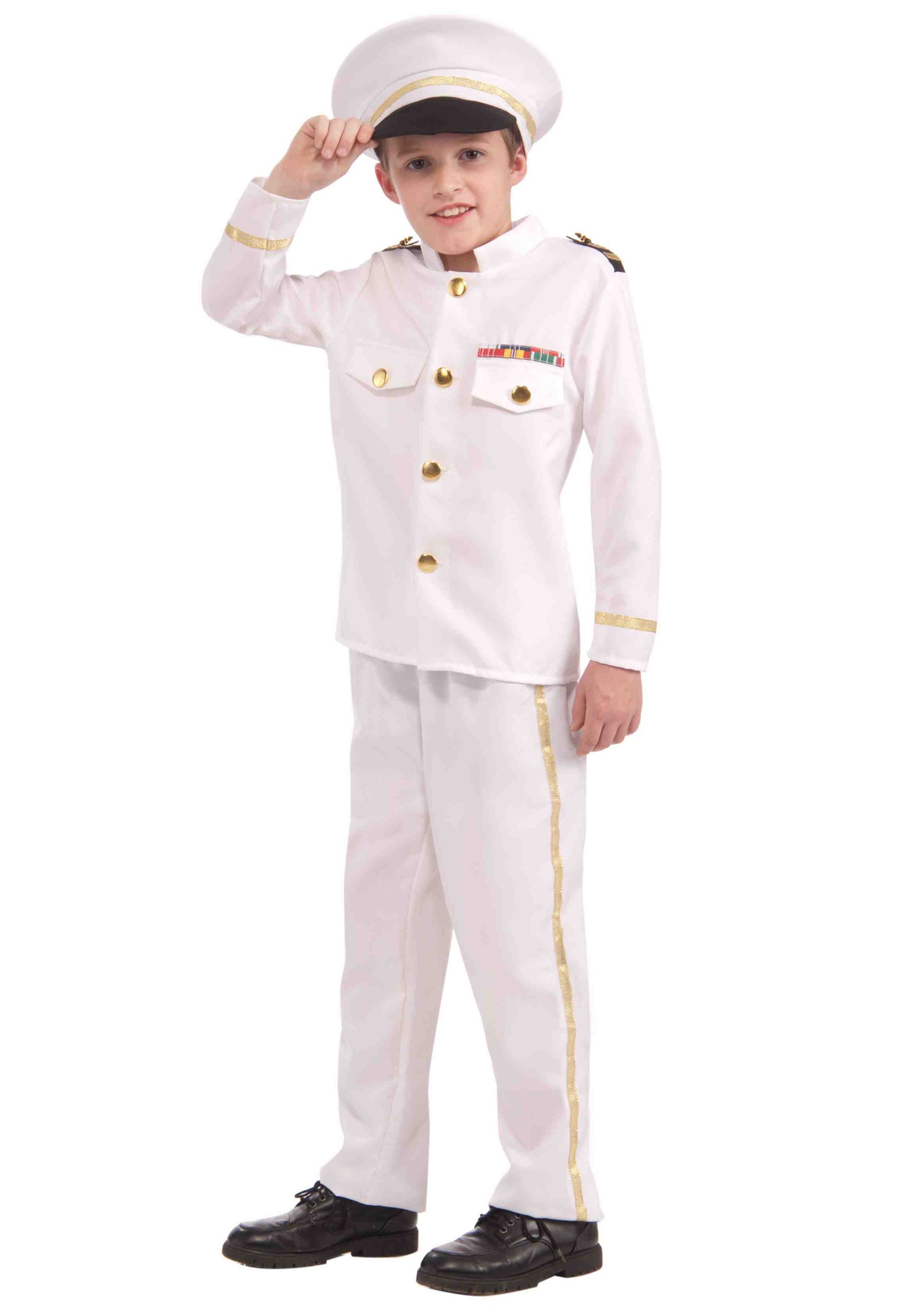 Navy Admiral Child Costume