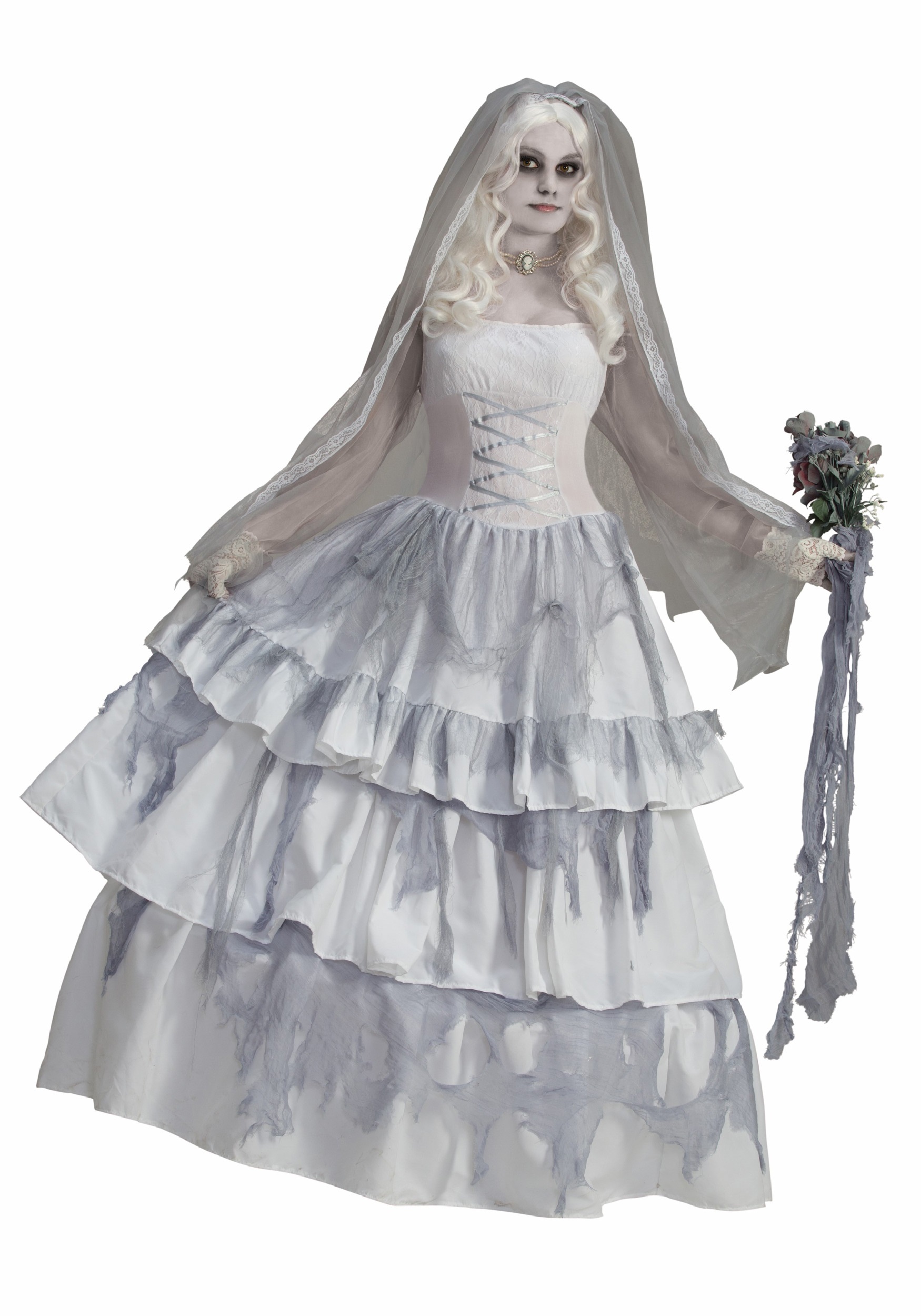 Disfraz de novia fantasma victoriana Multicolor – Yaxa Store