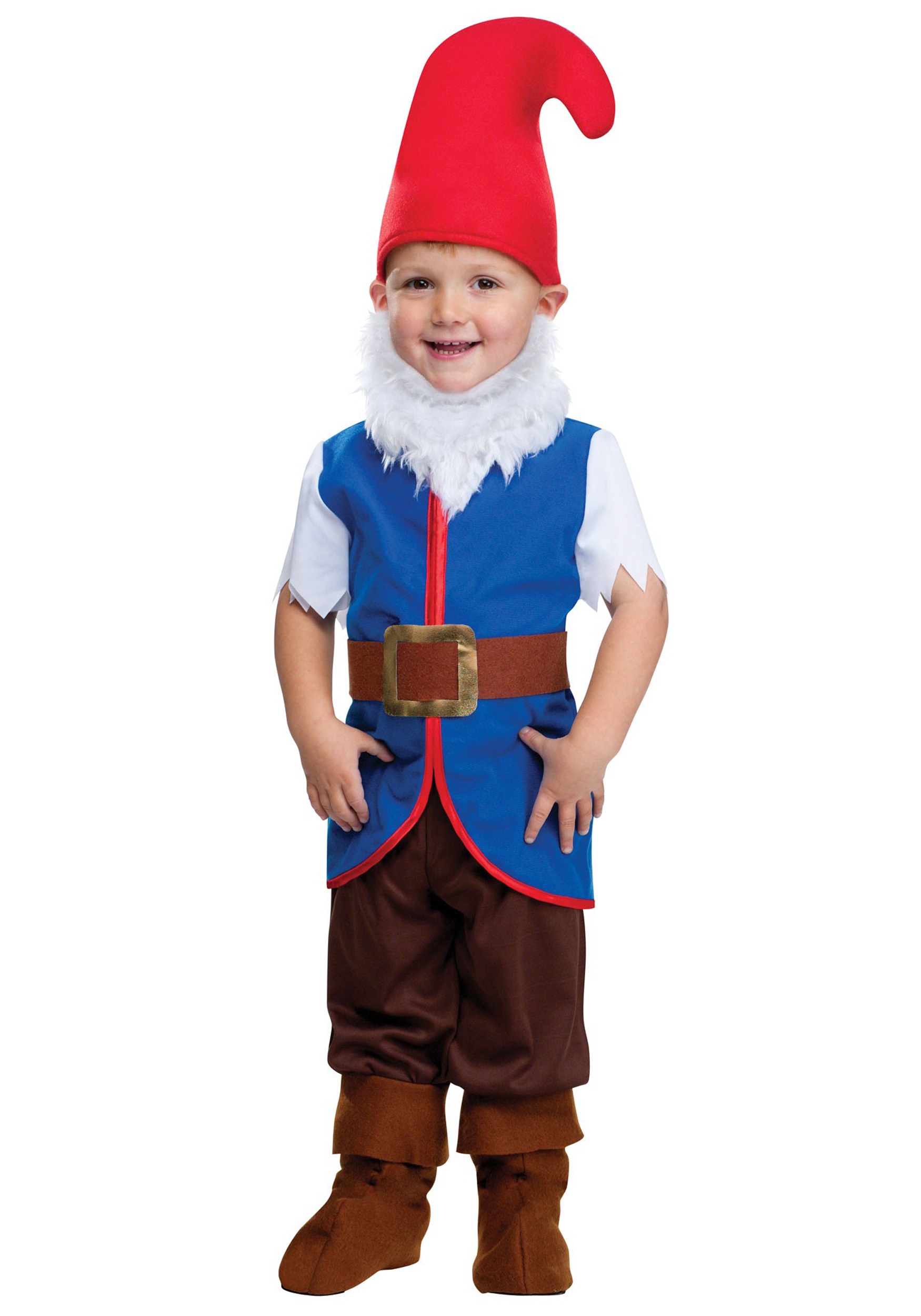Boy's Bearded Gnome Toddler Costume