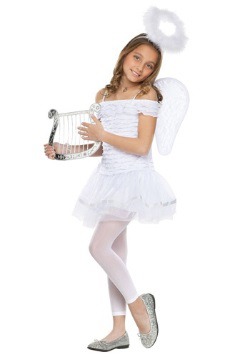 Girls Little Angel Costume