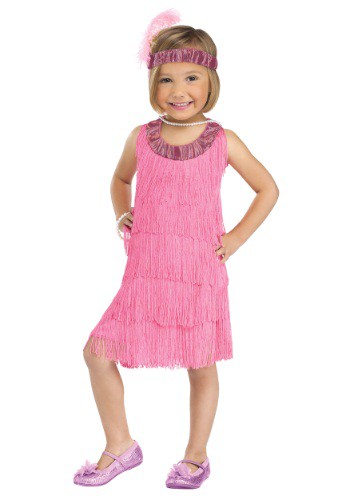 Child Pink Flapper Costume