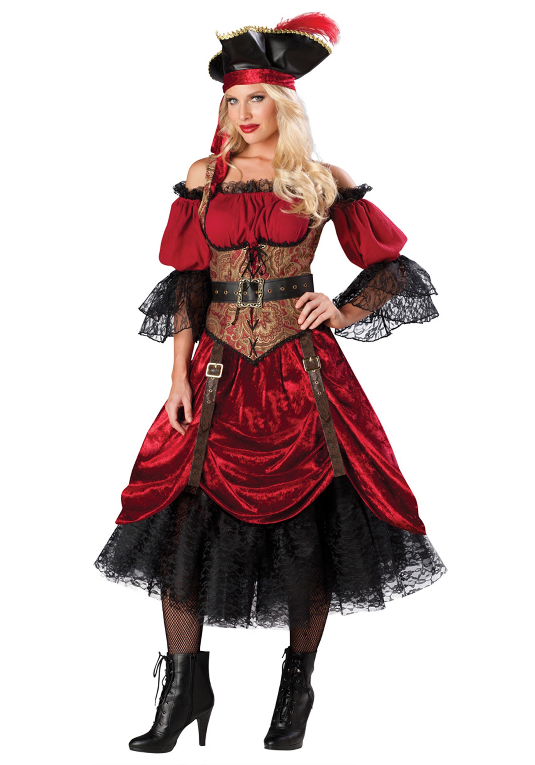 Women's Swashbucklin' Scarlet Costume