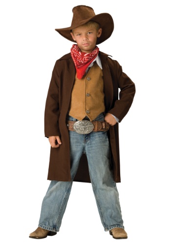 Cowboy Cowgirl Boys Girls Childs Kids Fancy Dress Costume Opt Gun, Whip Age  3-12