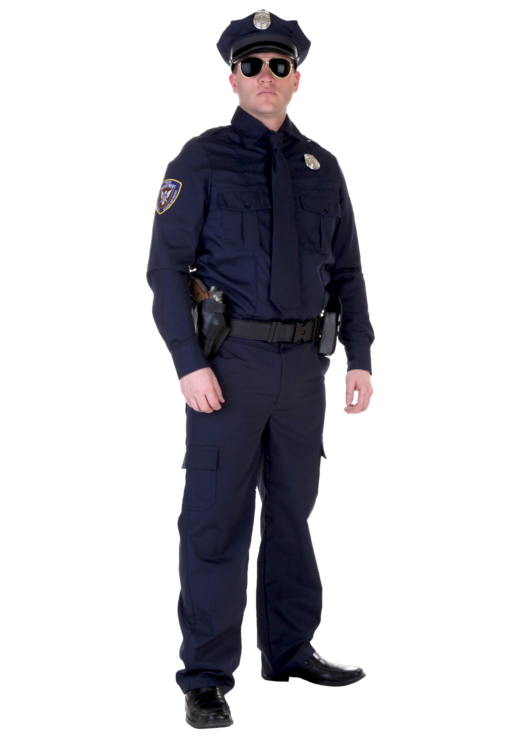 Halloween Policeman Cop Costume Police Officer Suit For Men Women