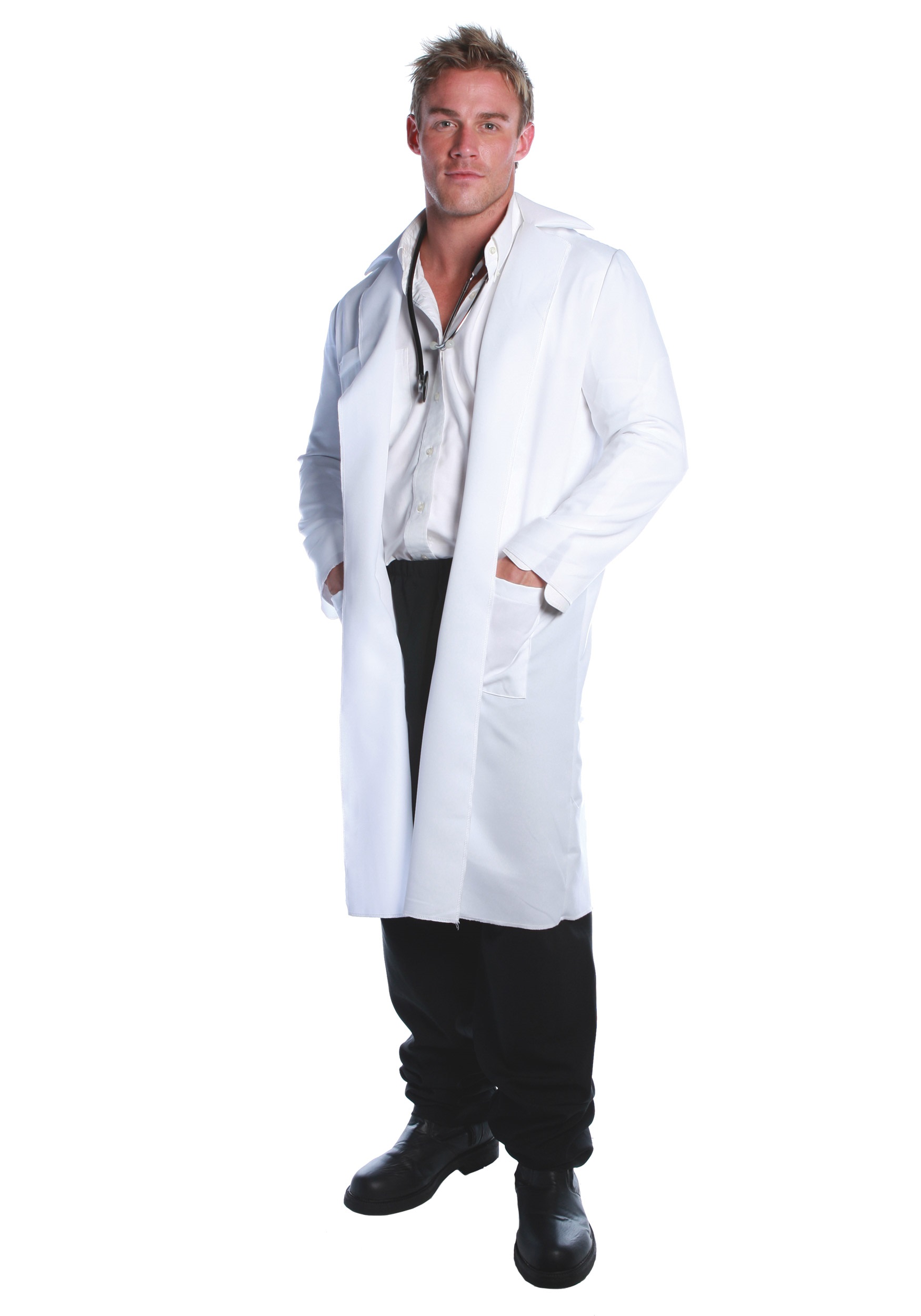 Details about   Women Men White Hospital Uniform Lab Coat Doctor Long Coats Costume S-3XL 