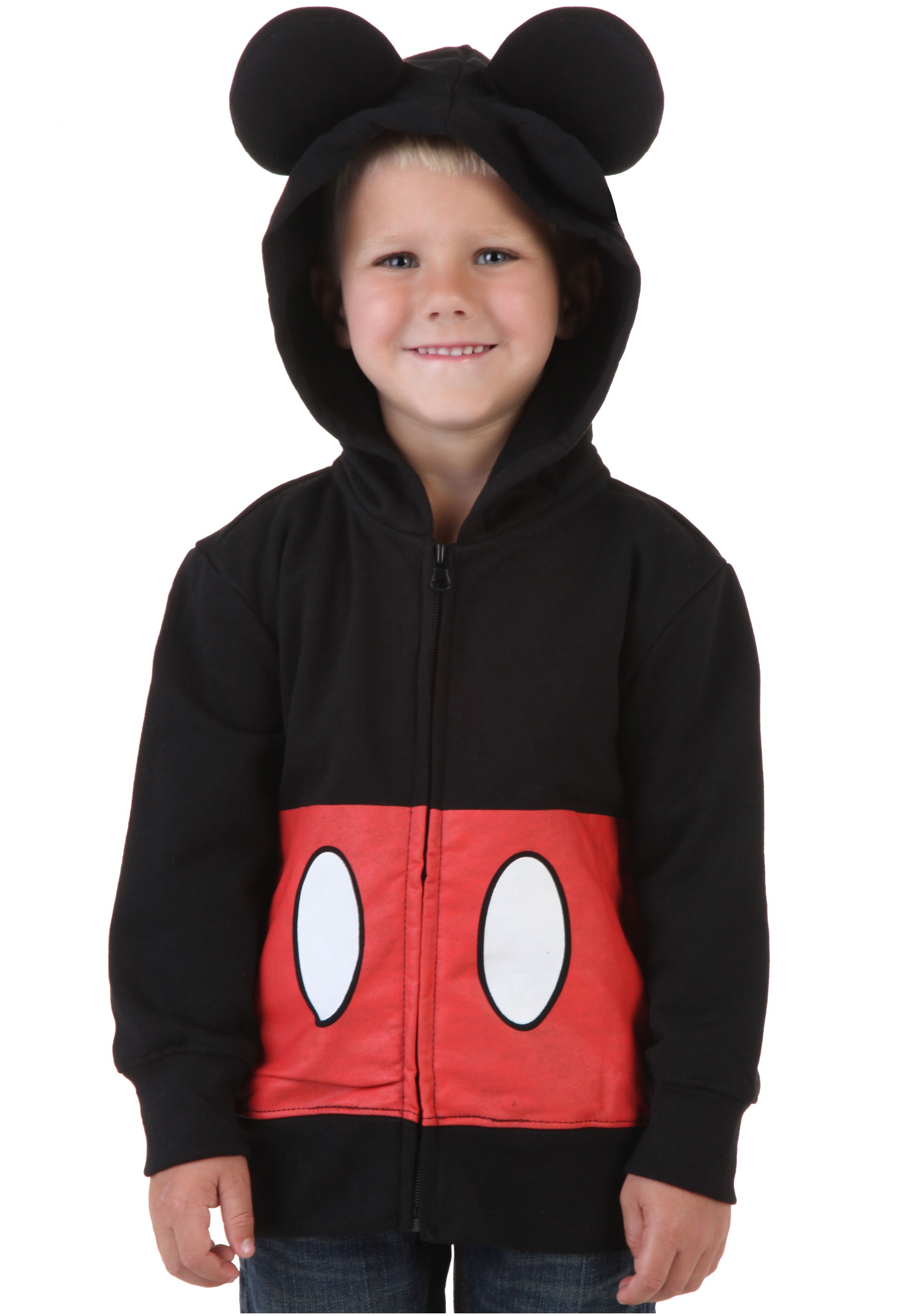 Toddler Mickey Mouse Costume Zip Up Hoodie
