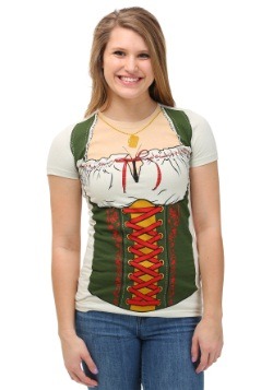 Womens Oktoberfest Fraulein T-Shirt Front