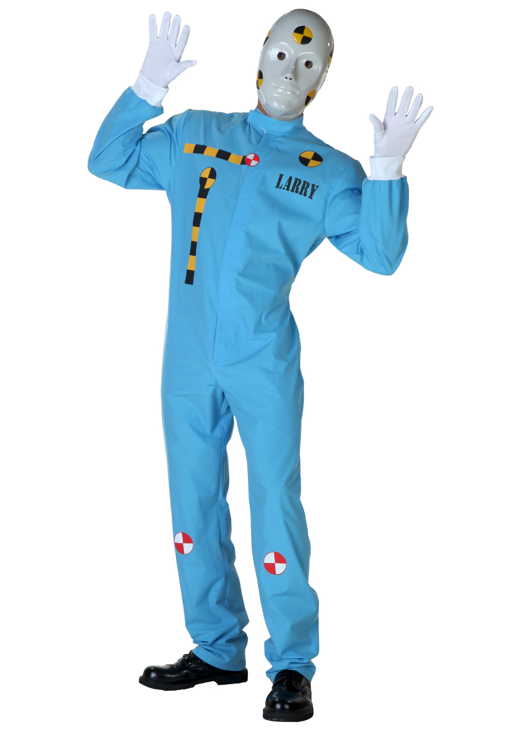 Photos - Fancy Dress FUN Costumes Crash Test Dummy Adult Costume | Adult Halloween Costumes Blu