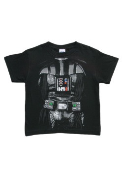 Kids Dark Star Wars Darth Vader Costume T-Shirt Front