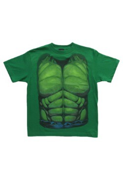 Kids Hulk Smash Costume TShirt Front