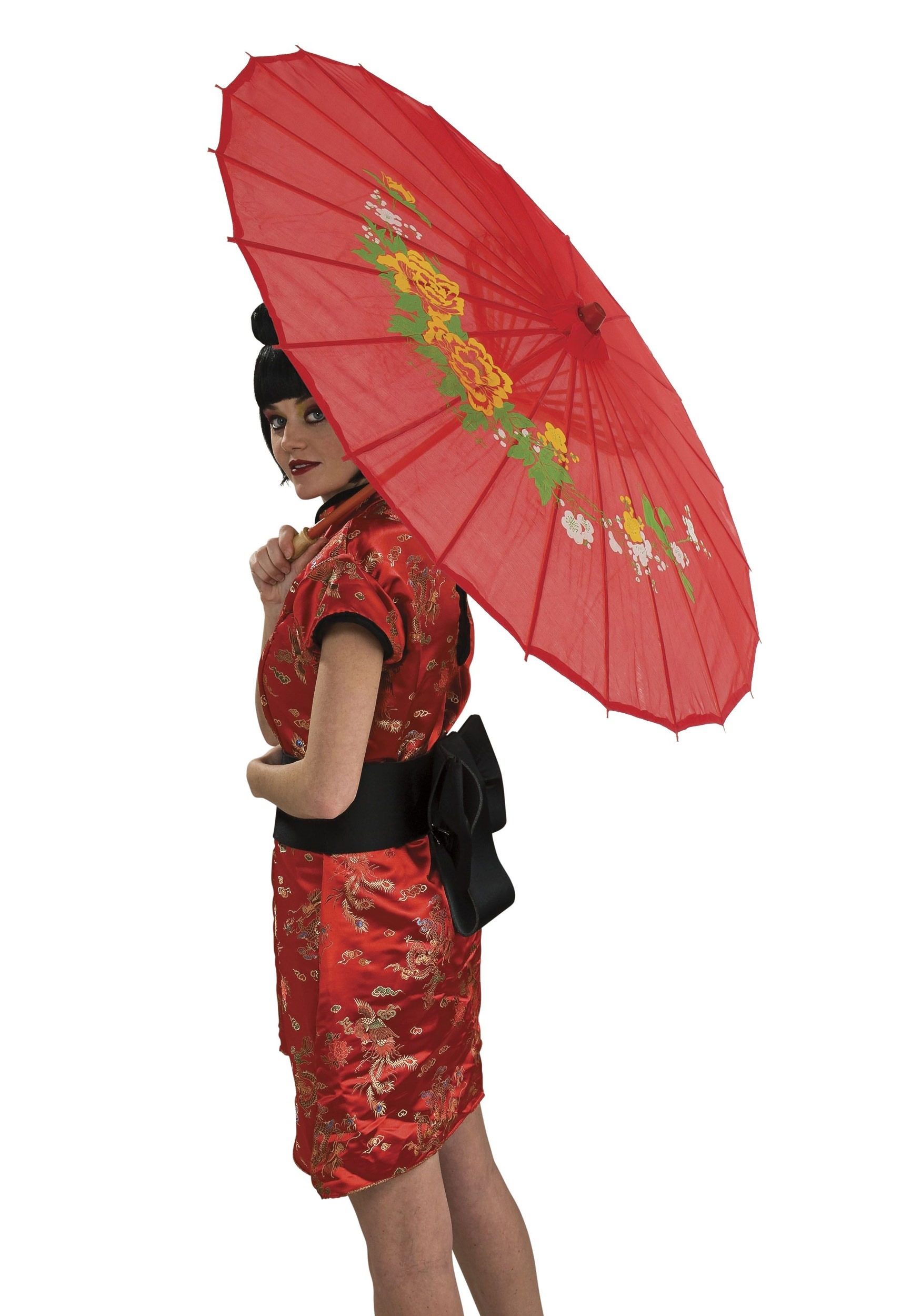 Hub alcohol uitbreiden Women's Red Oriental Parasol