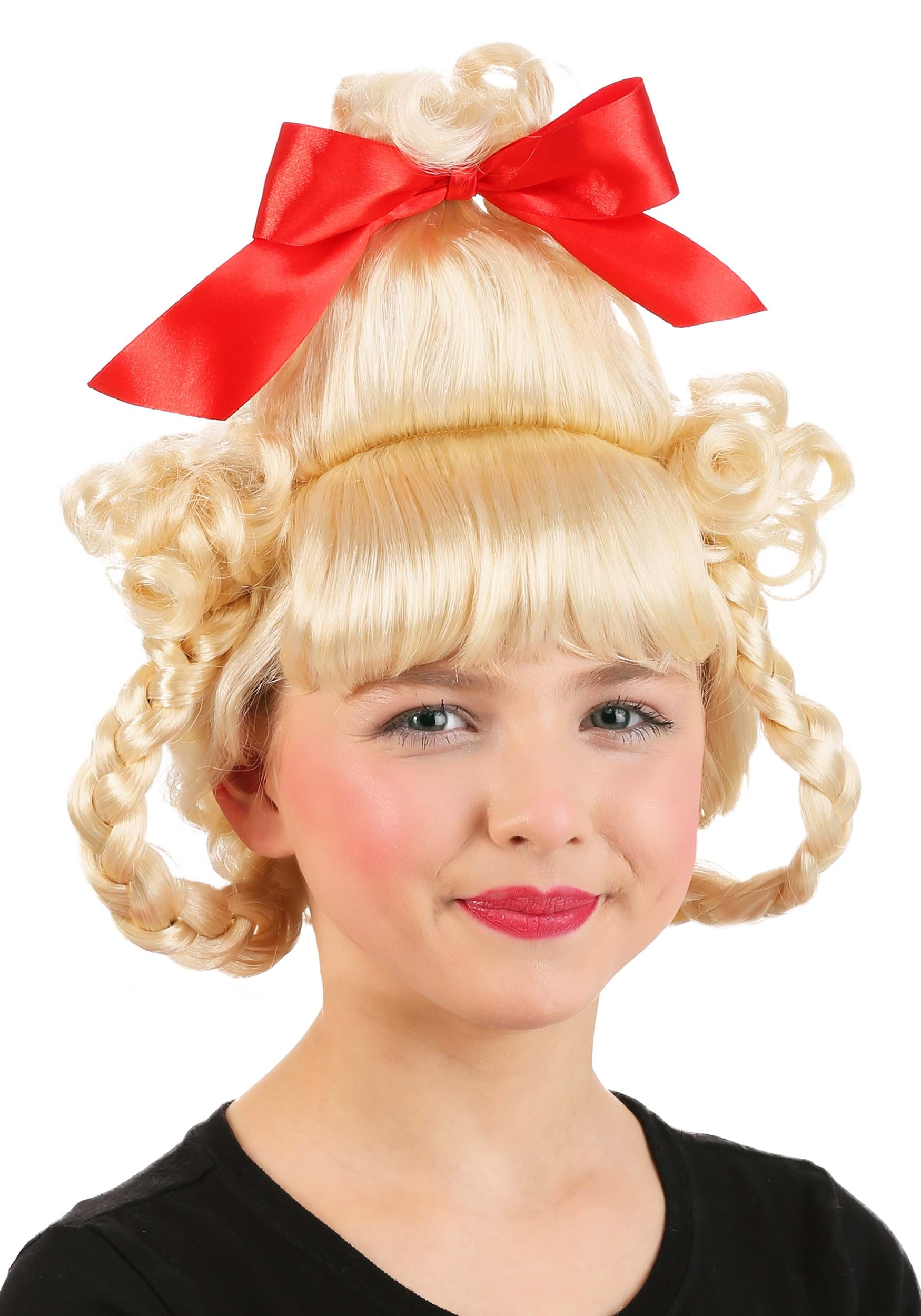 Christmas Girl Cindy Lou Who Wig , Dr. Seuss Costume Accessories