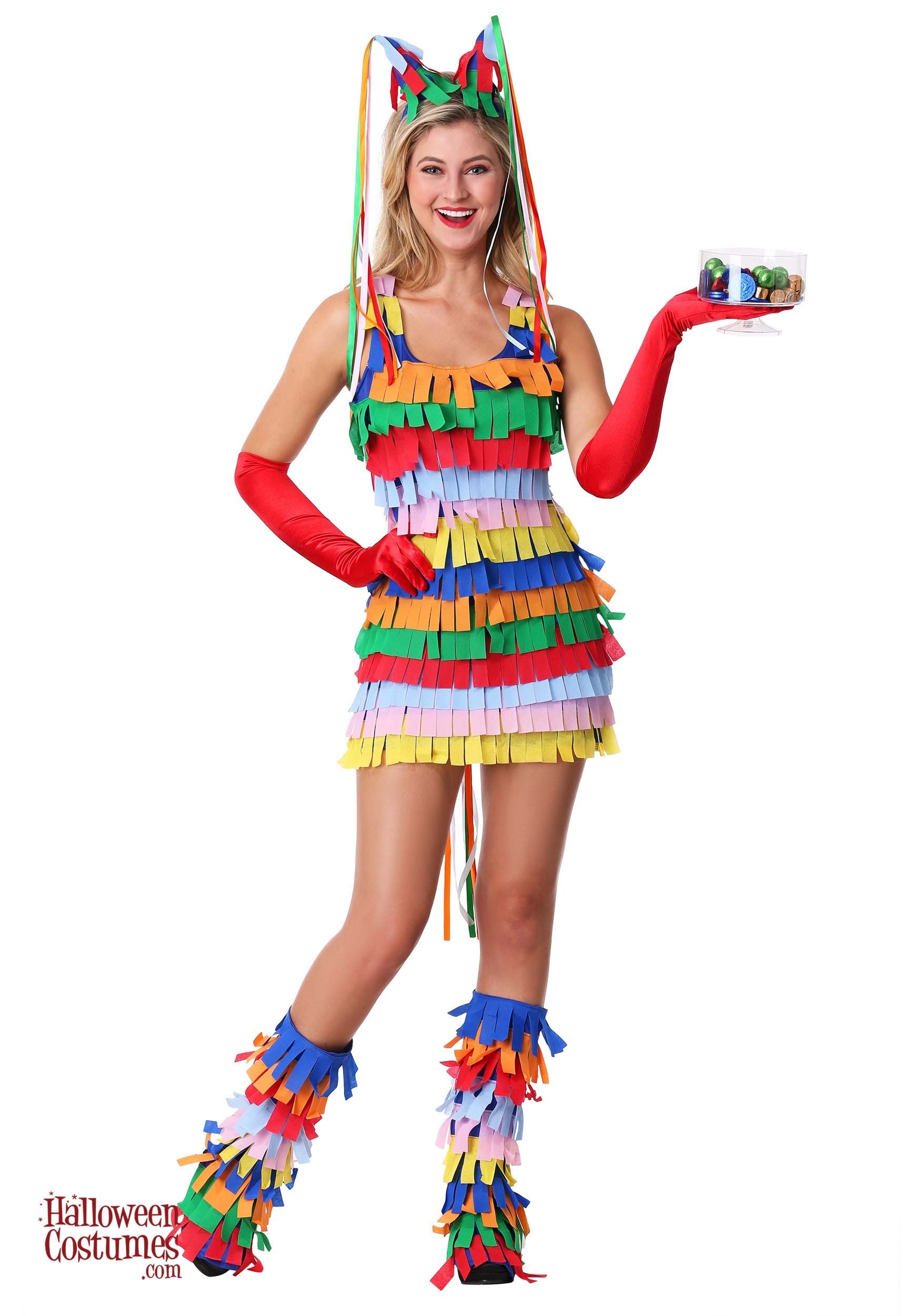 Piñata Costume Dress For Women , Funny Holiday Costumes