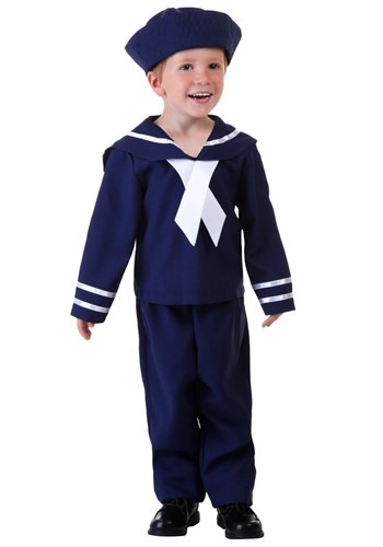 Toddler Blue Sailor Costume cc