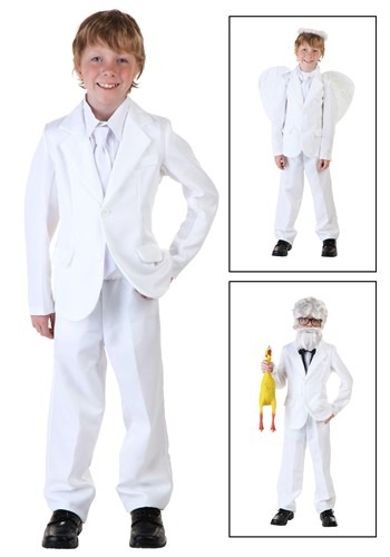 Child White Suit Costume Update Main