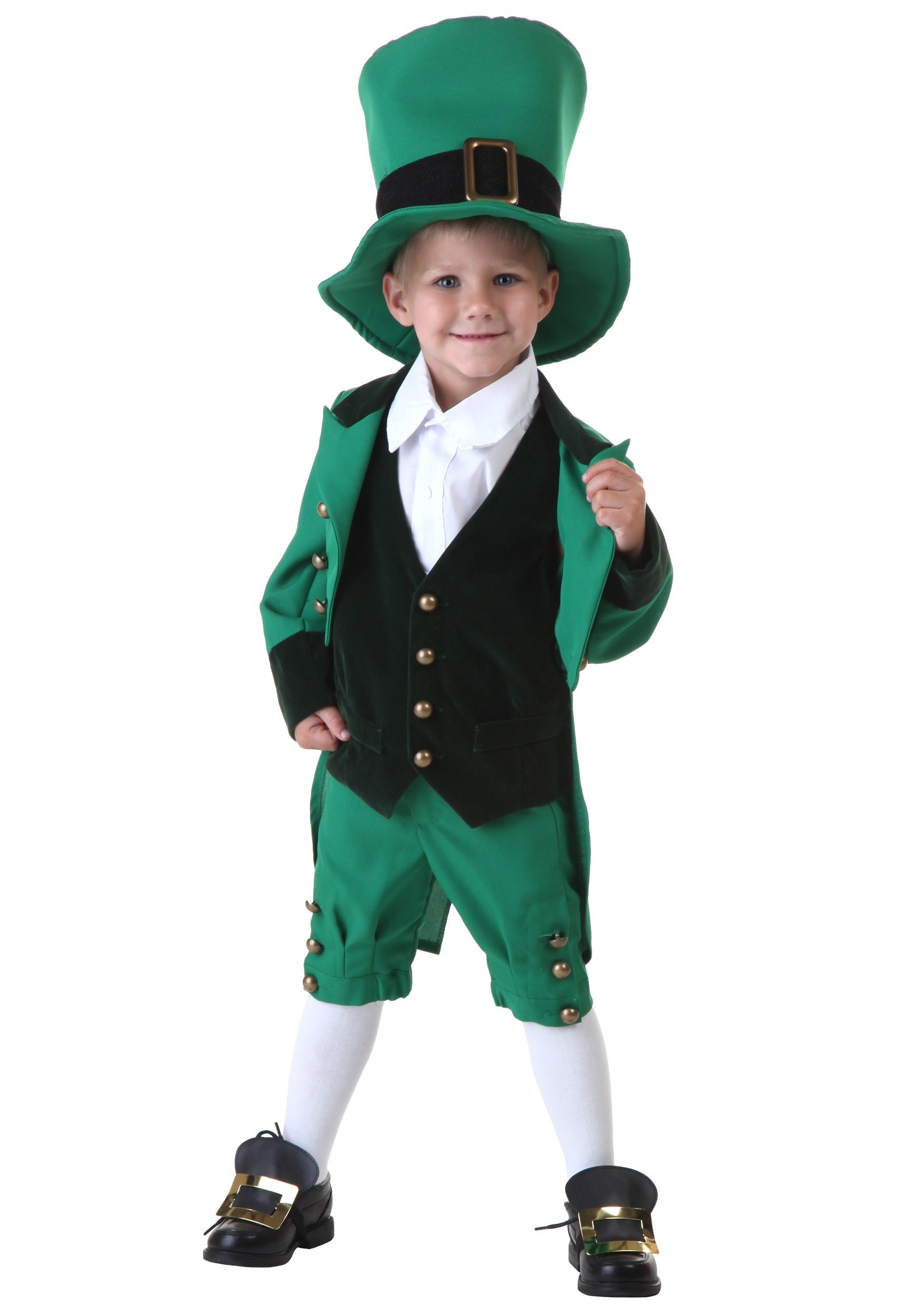 Photos - Fancy Dress Toddler FUN Costumes  Leprechaun Costume | St. Patrick's Day Costumes Black 