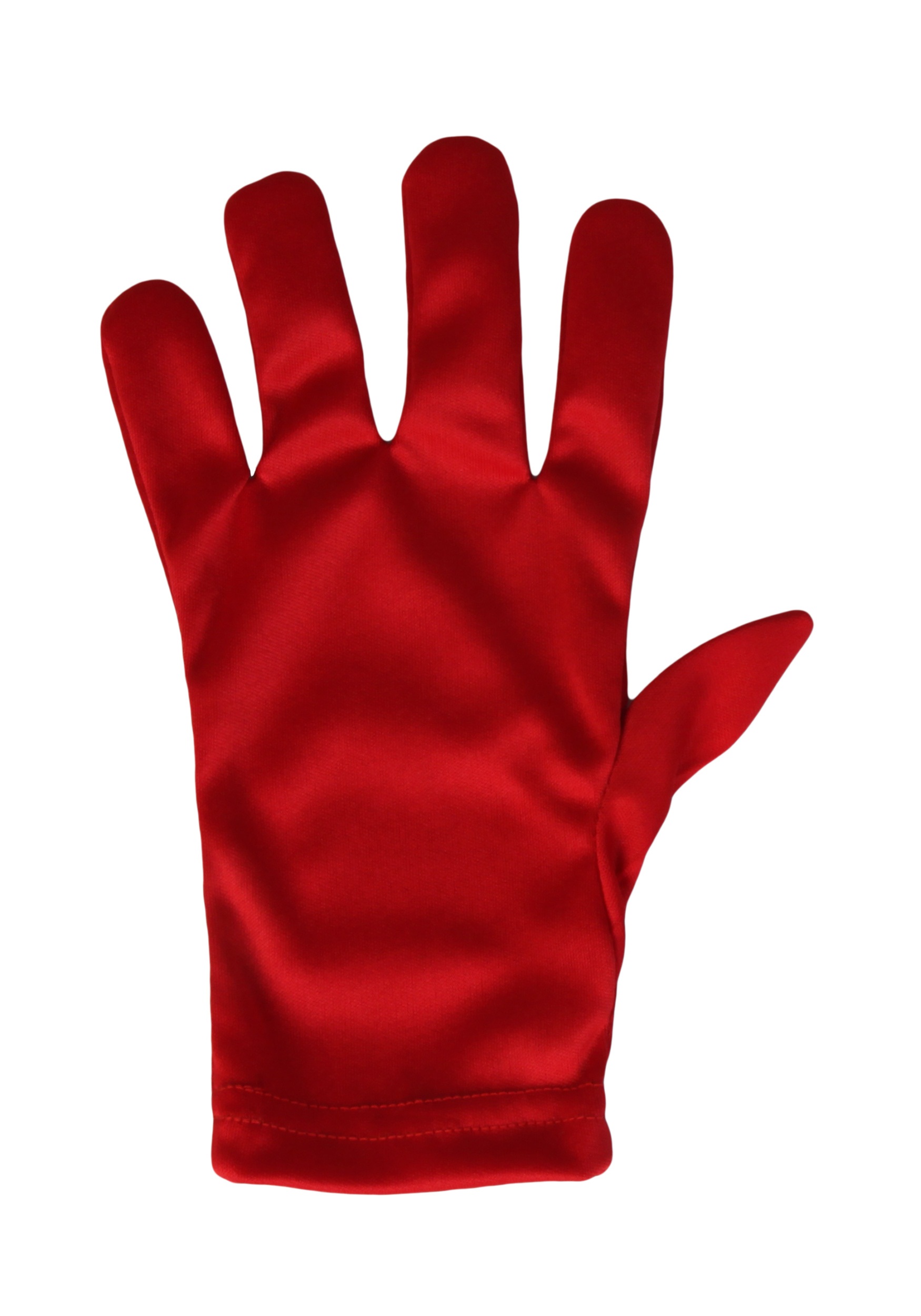 bright red gloves