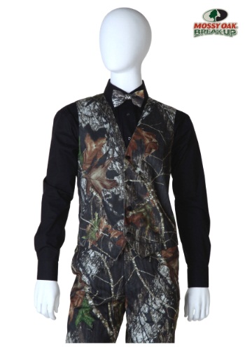 Tall Mossy Oak Full Back Vest Front