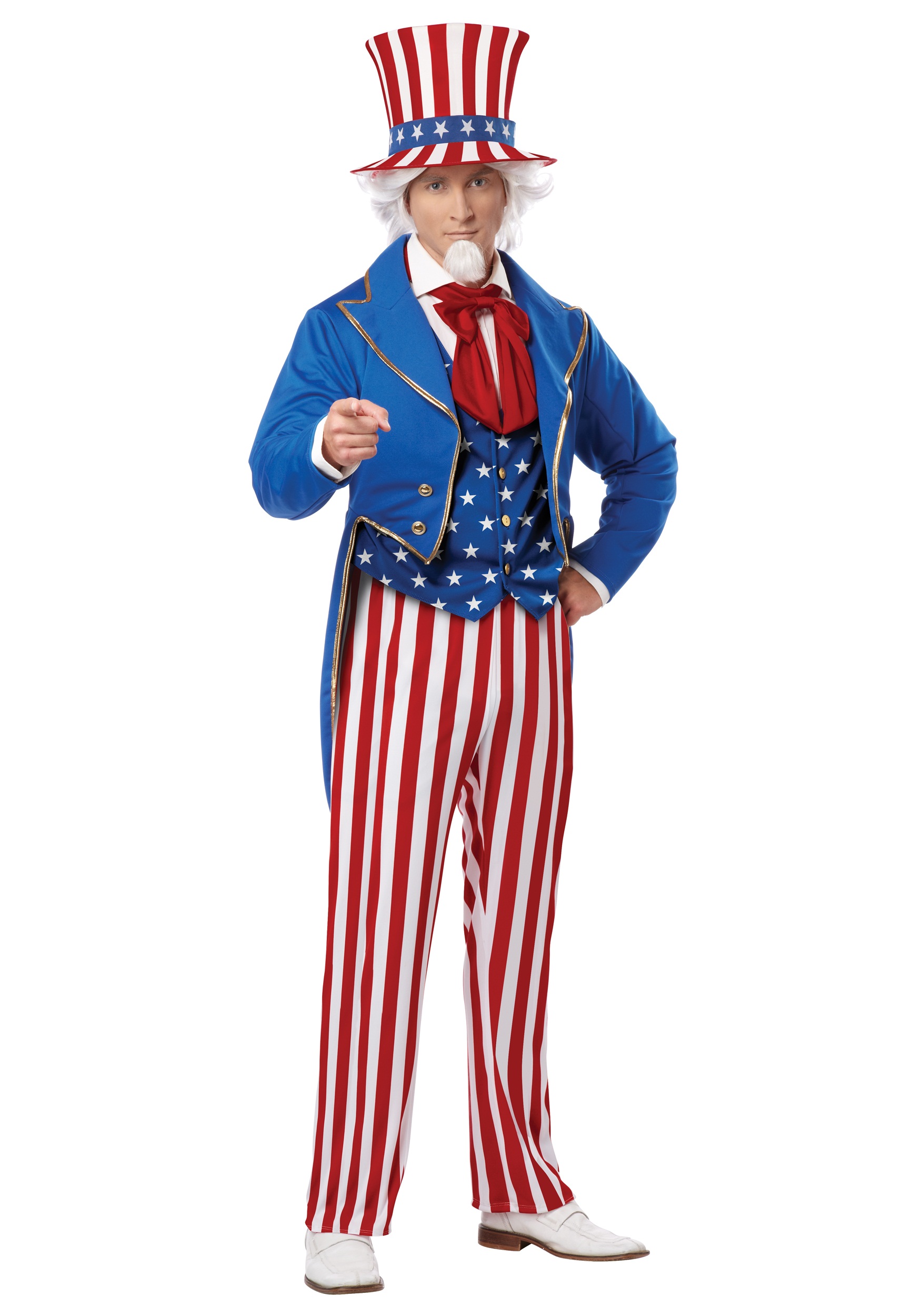 Deluxe Uncle Sam Men's Costume