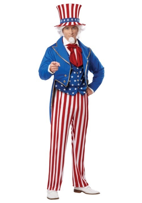 Deluxe Uncle Sam Costume for Men
