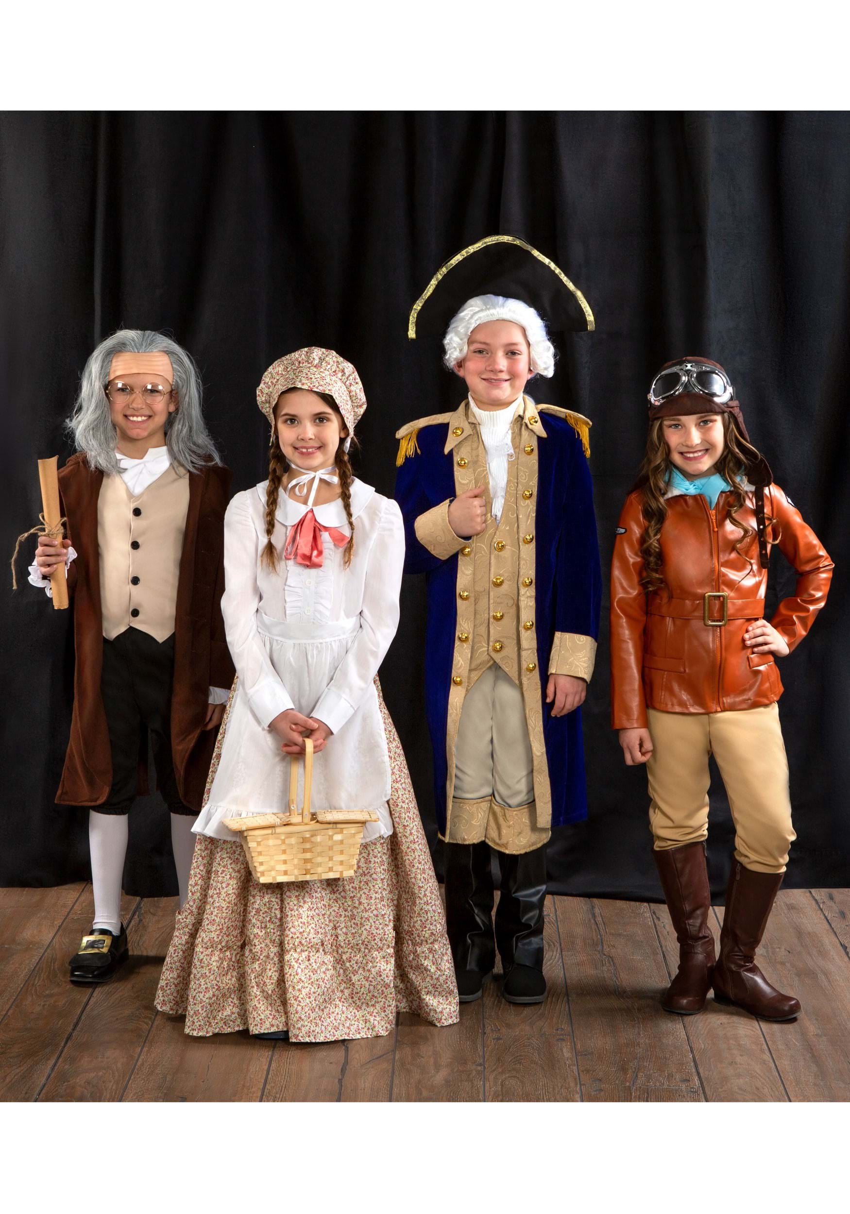 Benjamin Franklin Boys Costume , Historical Figure Costume