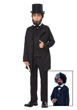 Boys Abraham Lincoln/Frederick Douglass Costume Update Main