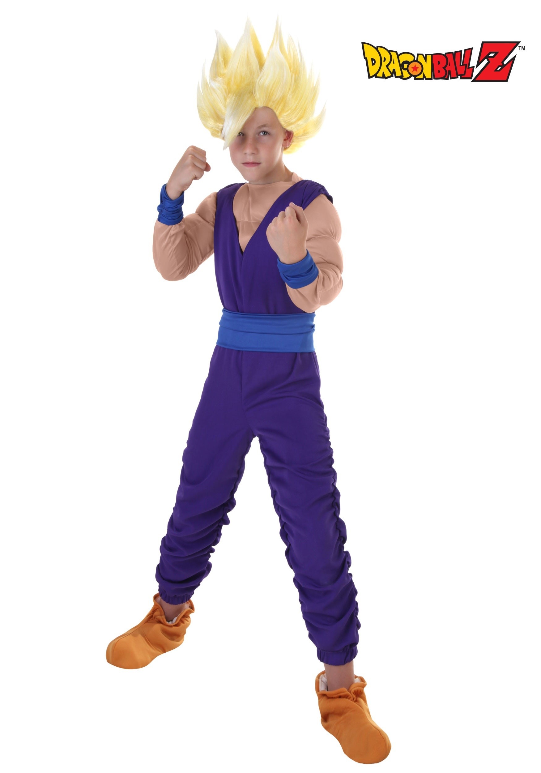 Disfraz de niño gohan Multicolor