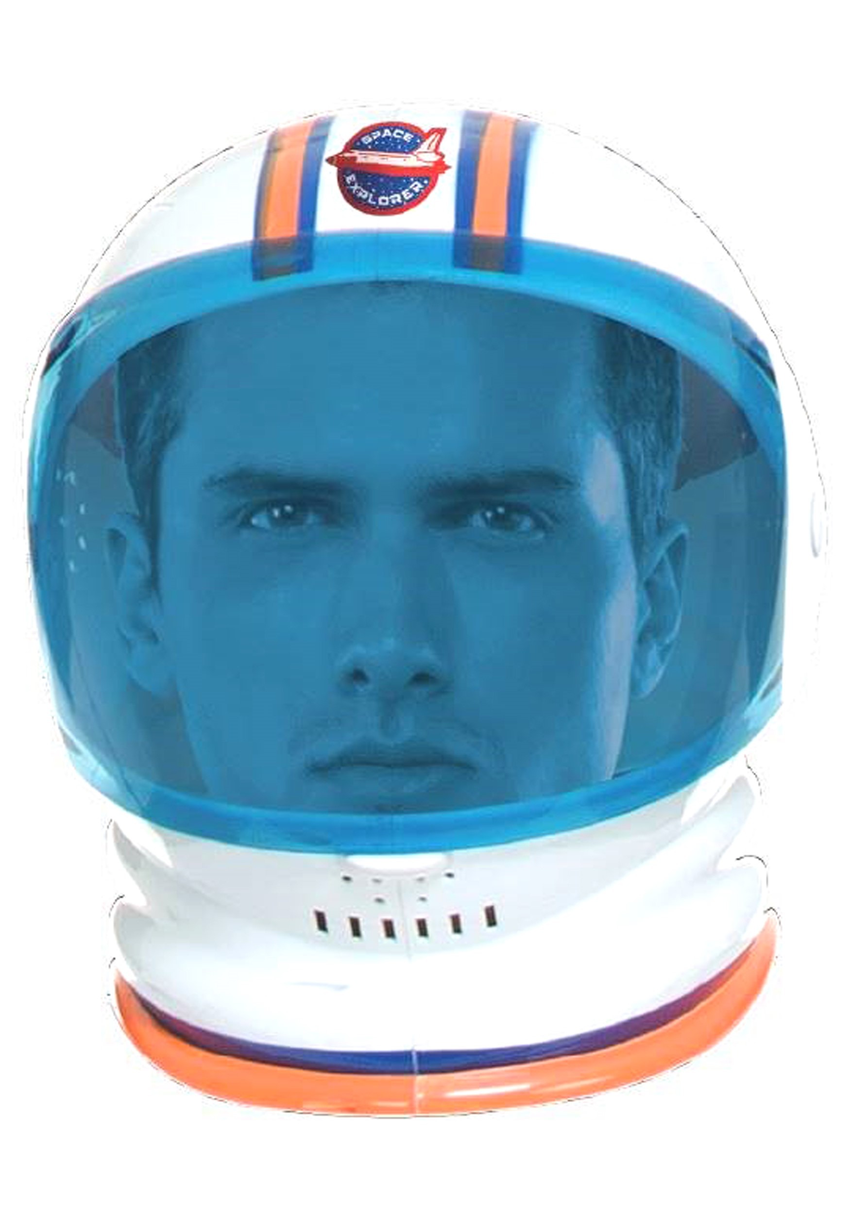 Casco de disfraces de astronauta para adultos Multicolor
