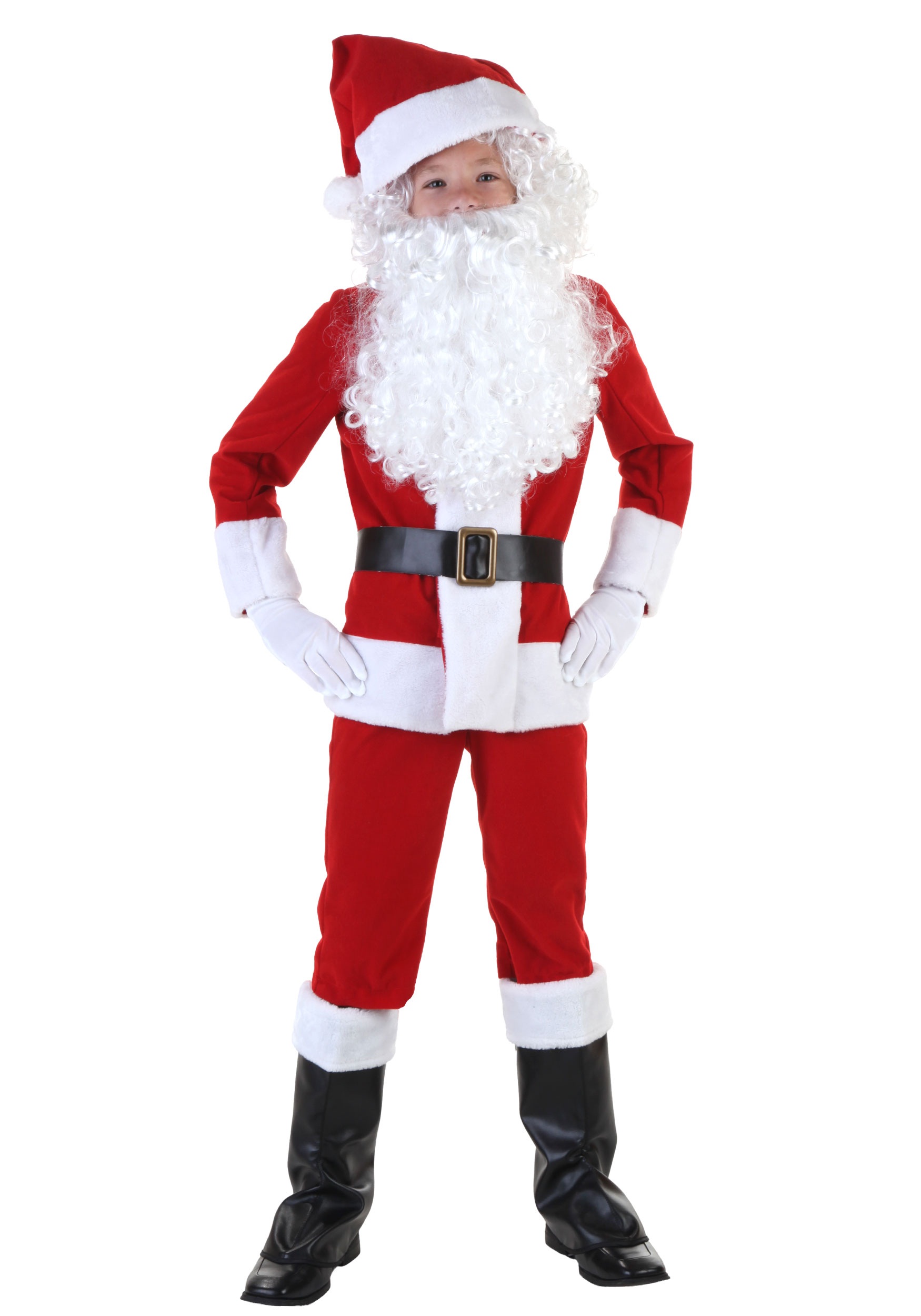 child santa claus costume