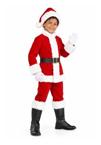 Boy's Deluxe Santa Costume upd