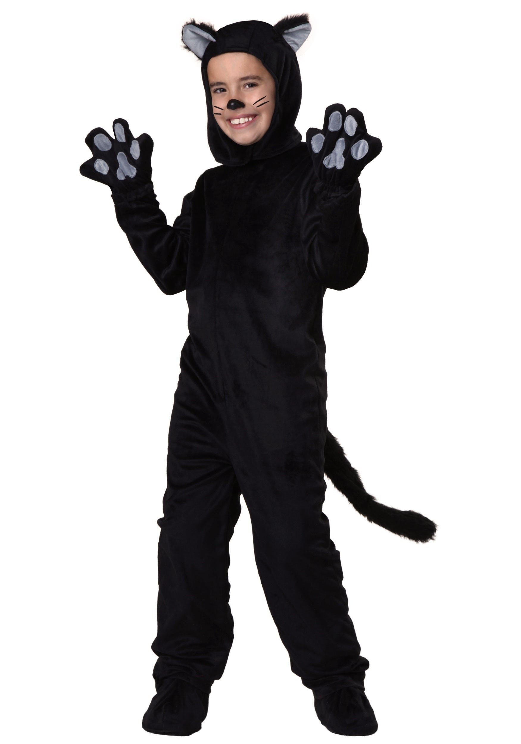 Black Cat Kids Halloween Costume  Warm Halloween Costume