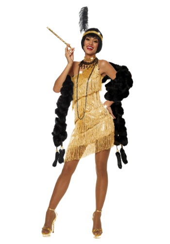 Great gatsby 2024 dresses gold