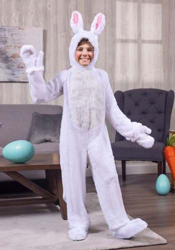 Child Open Face White Bunny Costume | Easter Costumes