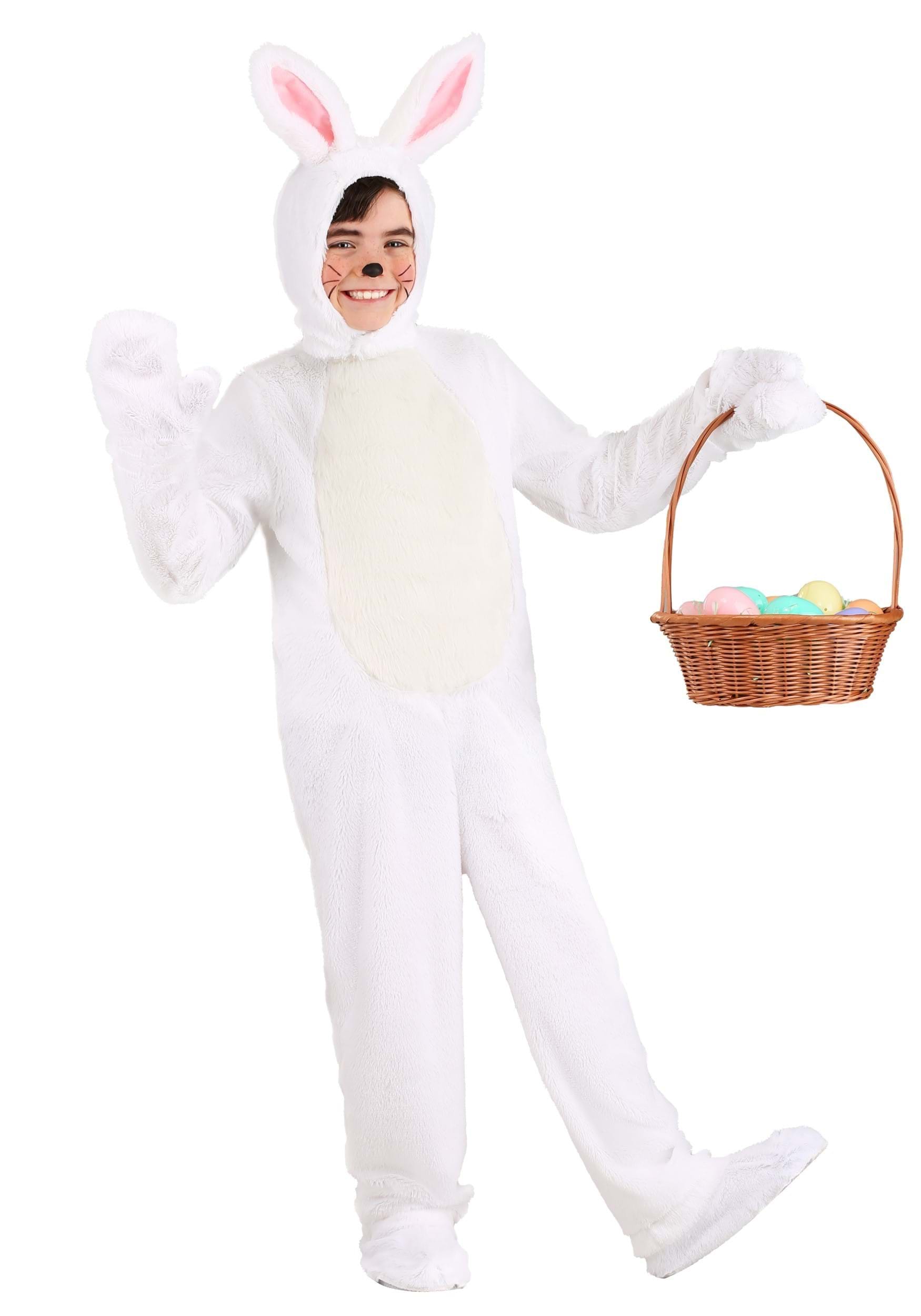 Photos - Fancy Dress FUN Costumes White Bunny Kids Costume Pink/White