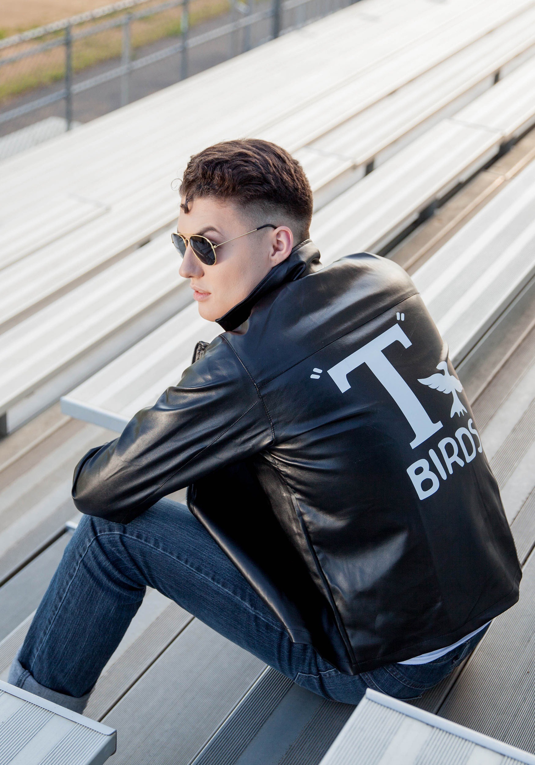 Greaser shop leather jacket