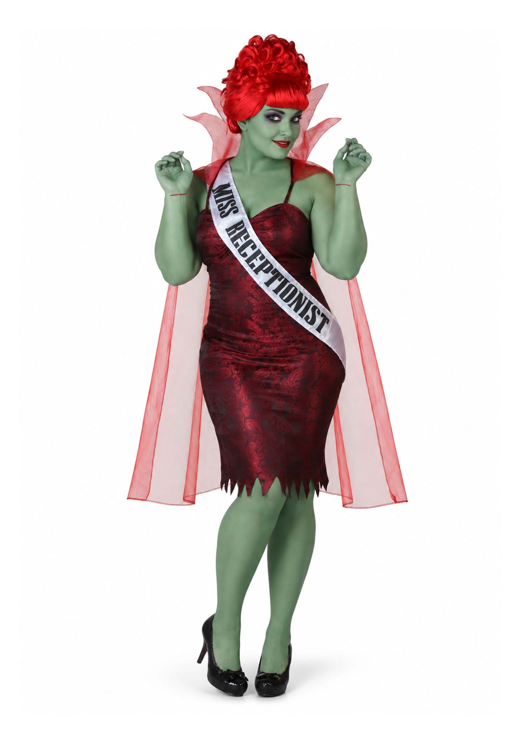 Women's Plus Size Miss Dead Receptionist Costume