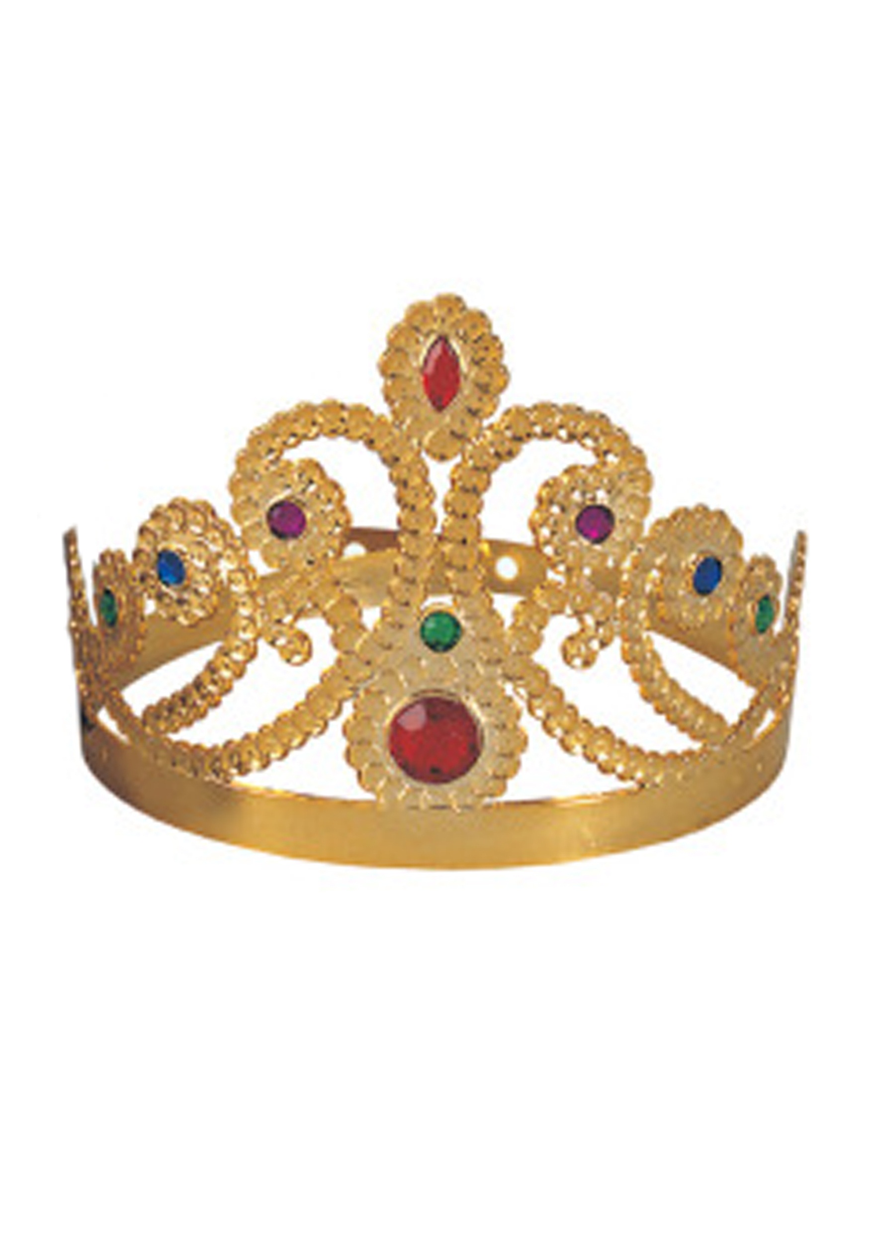 Silver Queen's Plastic Crown Adjustable 