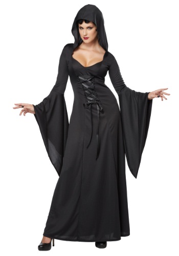 Women's Gothic Hooded Costume Dress