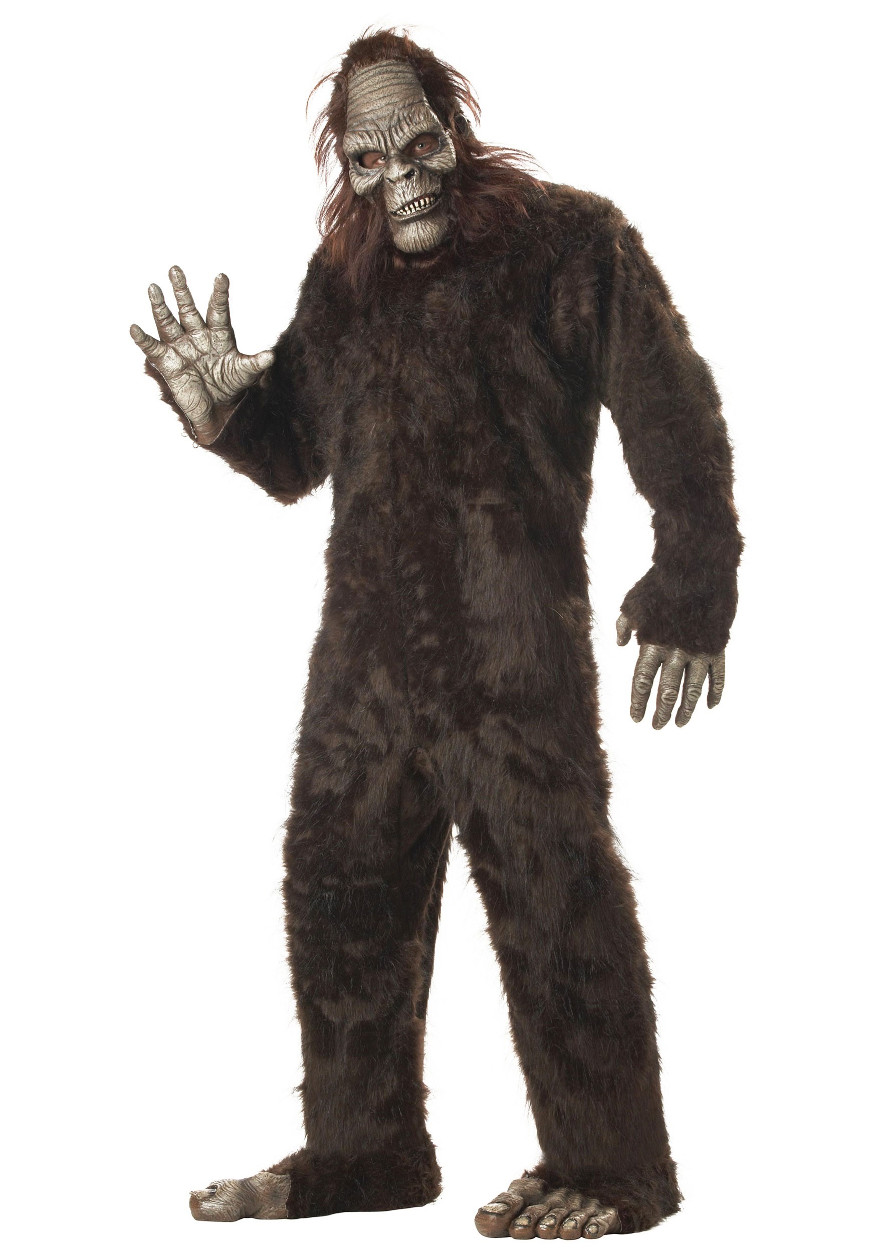 Disfraz de talla grande de Bigfoot Multicolor