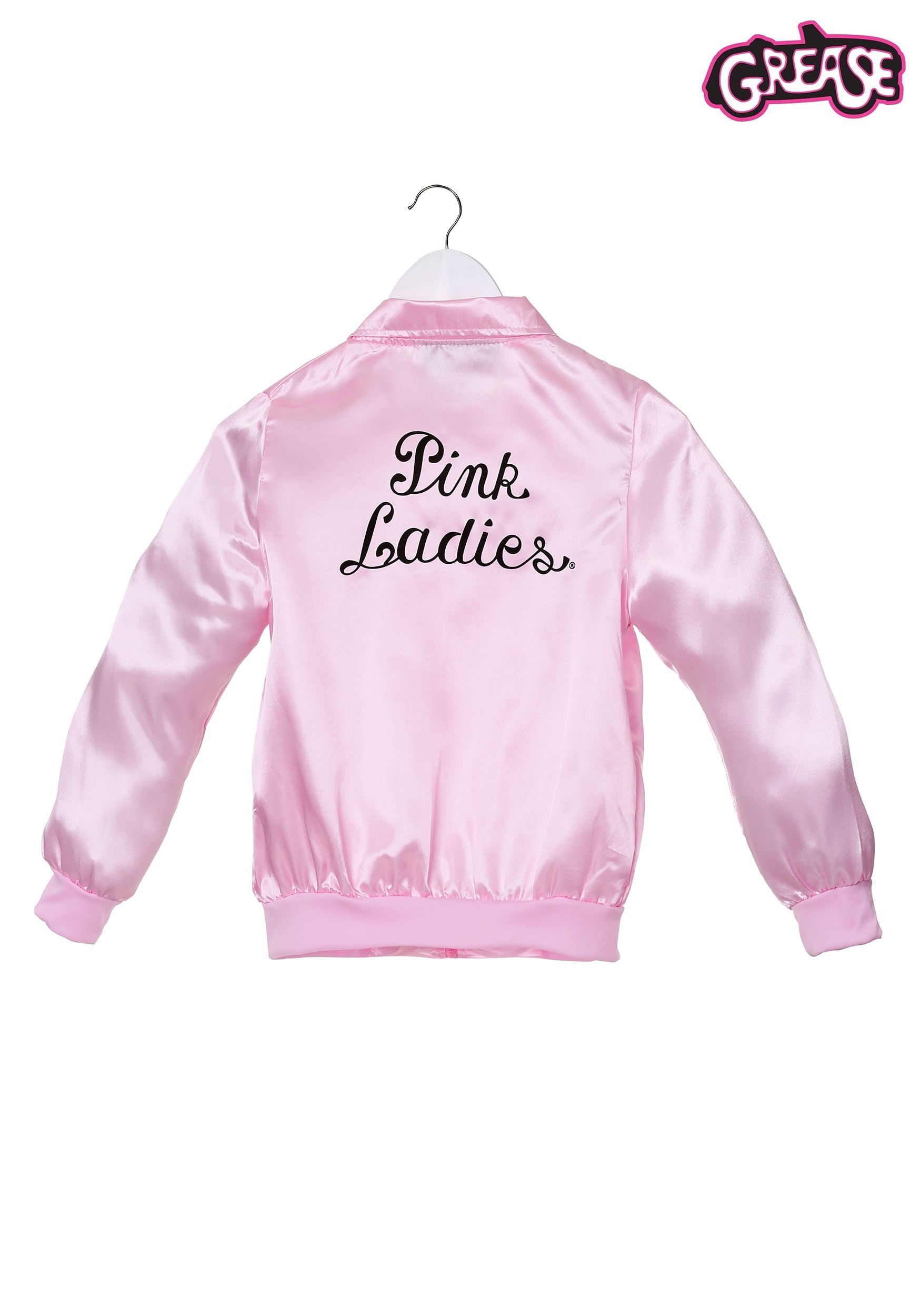 FAYBOX Pink Ladies Jacket Grease 50s Costume for Girls Kids Halloween  Costume