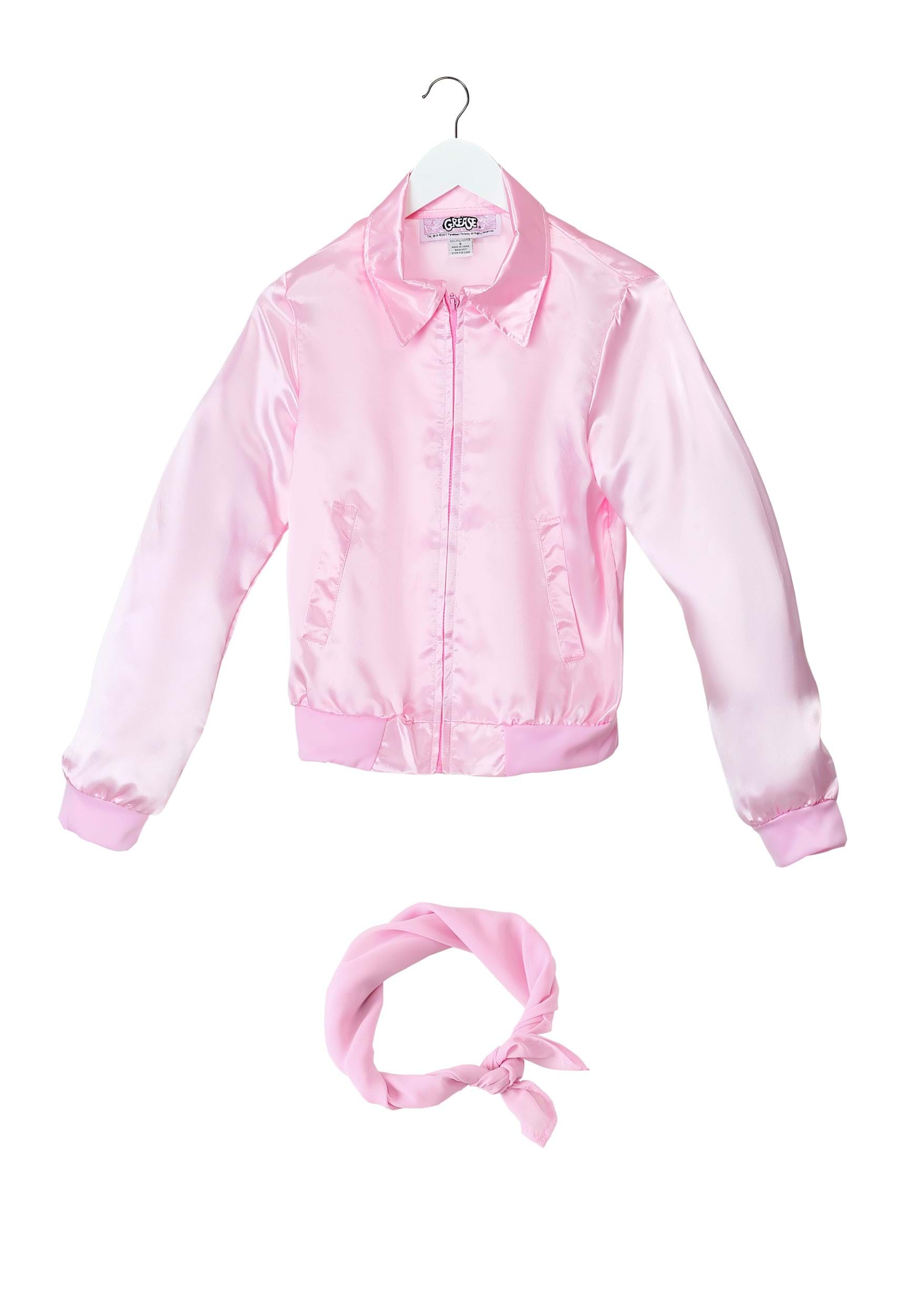 Details about   Women's Grease Pink Ladies Jacket Costume SIZE XS S M L 5X Used 