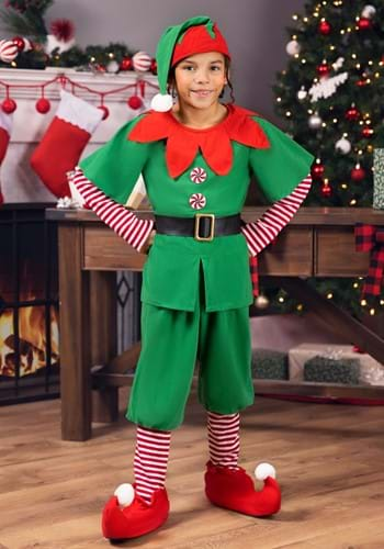 Santa carrying elf on sale costume