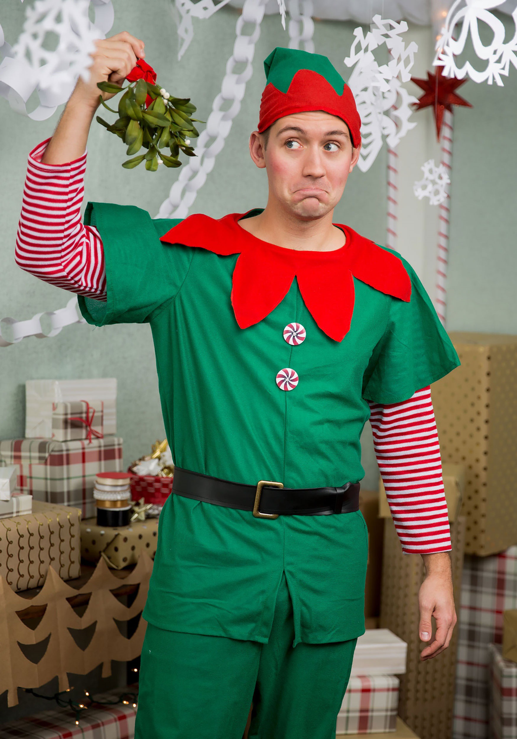 Holiday Elf Costume For Adults