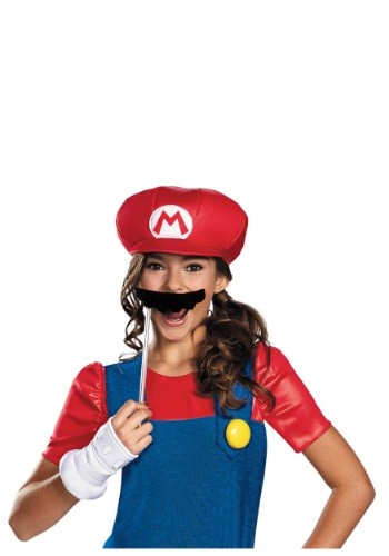 Tween Girls Mario Costume | Girl's Video Game Costume