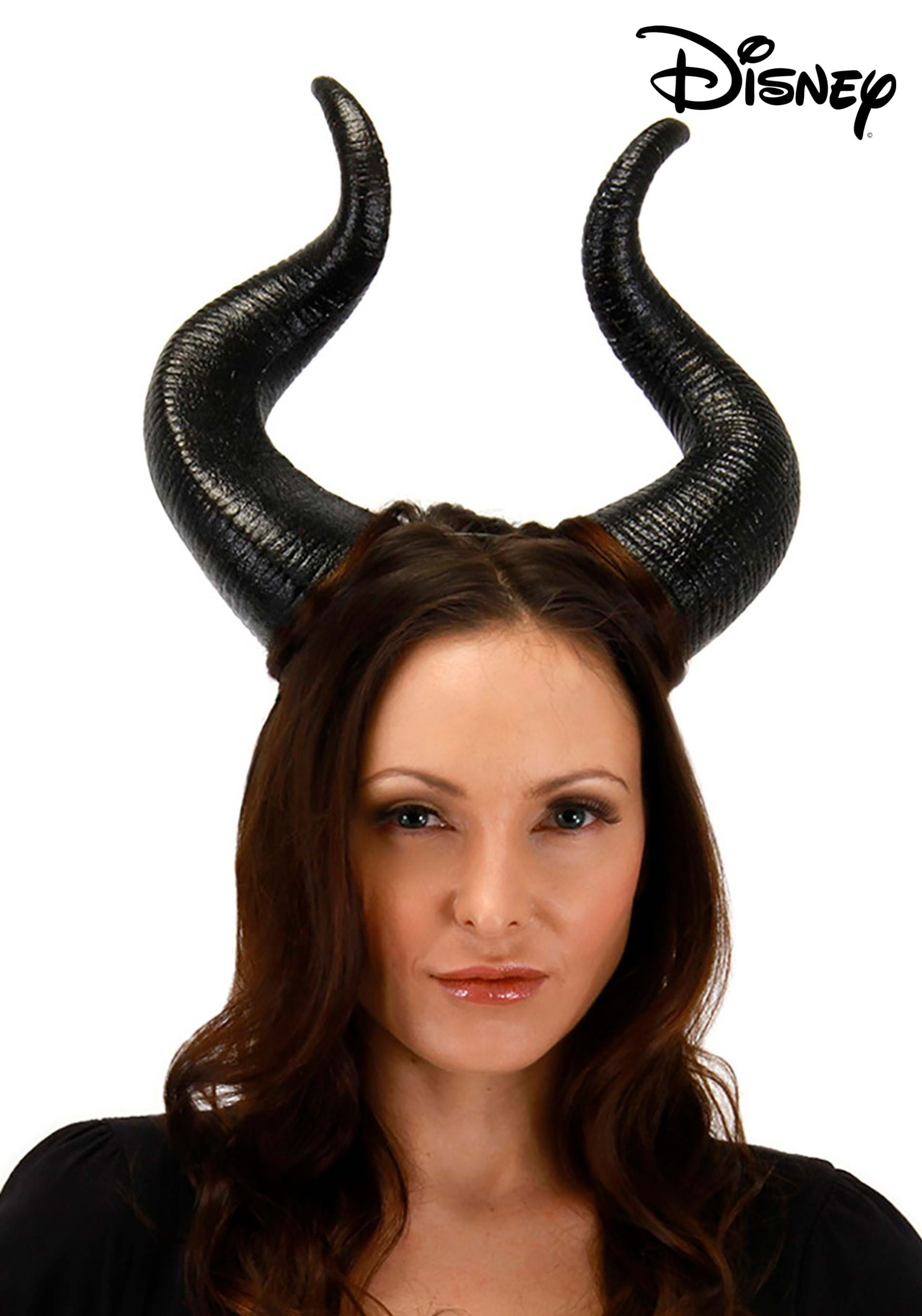 Professional cosplay Large 10 inch Maleficent horns only 3D printed lightweight Goat Maleficent-style horned headband 