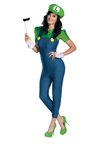 Luigi Female Deluxe Adult Costume