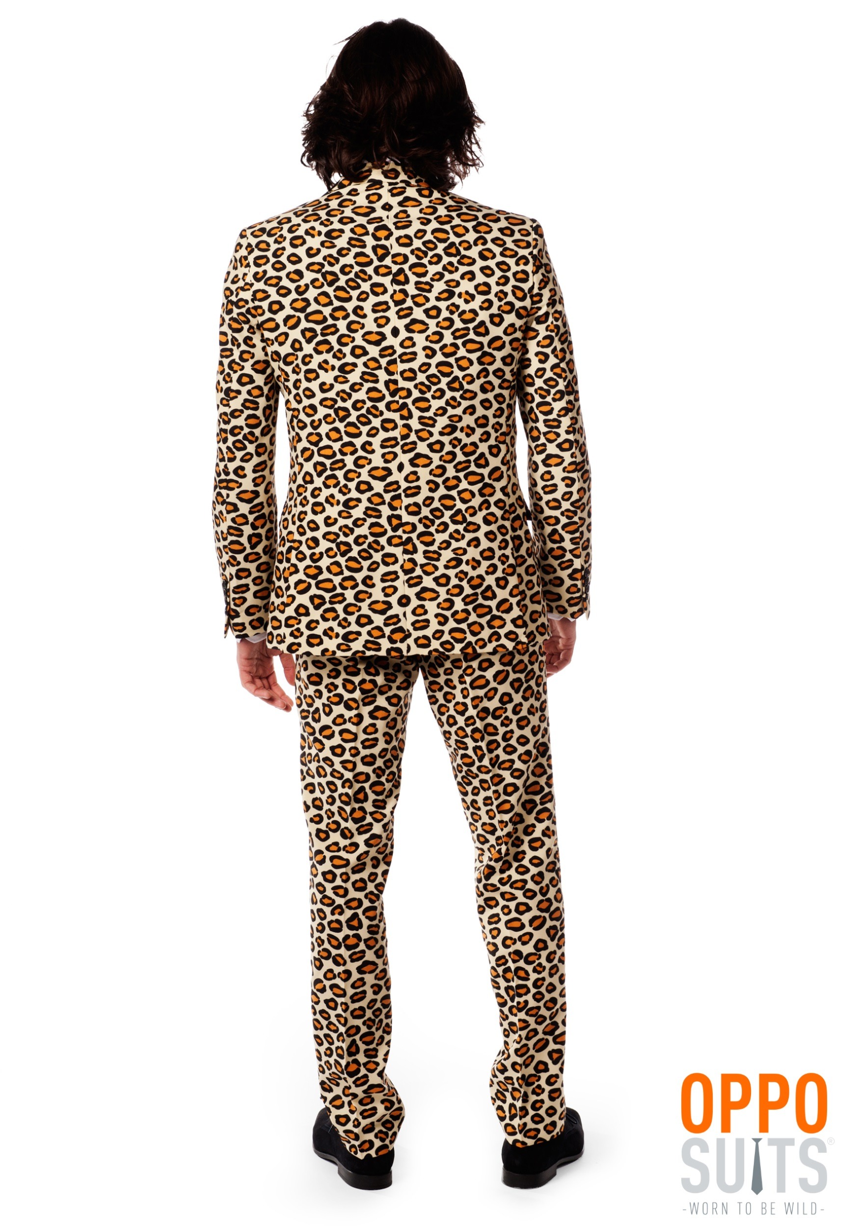 Disfraz de traje de impresión de jaguar opuestos para hombres Multicolor Colombia