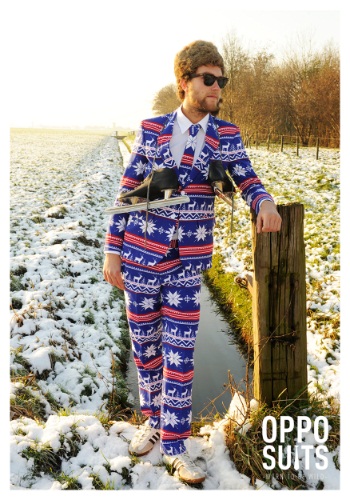 OppoSuits Ugly Christmas Sweater Suit Men's Costume | OppoSuits