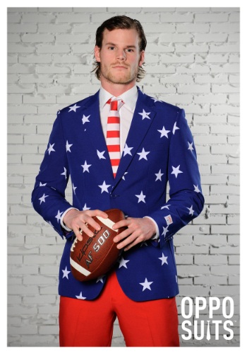 OppoSuits Stars and Stripes Men's Costume Suit