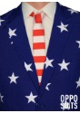 Mens Stars and Stripes Suit Close-Up